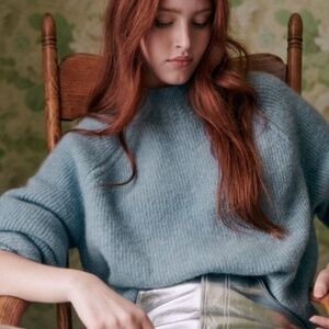 Sézane pull Otis - blue vintage size XS